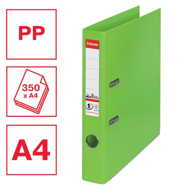 Esselte Standard Vivida A4 5cm zöld iratrendező