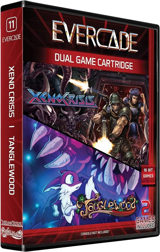 Evercade #11 Xeno Crisis and Tanglewood 2in1 Retro Multi Game játékszoftver csomag