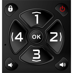 Evolveo EasyPhone ID (EP400) piros mobiltelefon