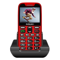 Evolveo EasyPhone XR EP601 2,3" piros mobiltelefon (Újszerű)