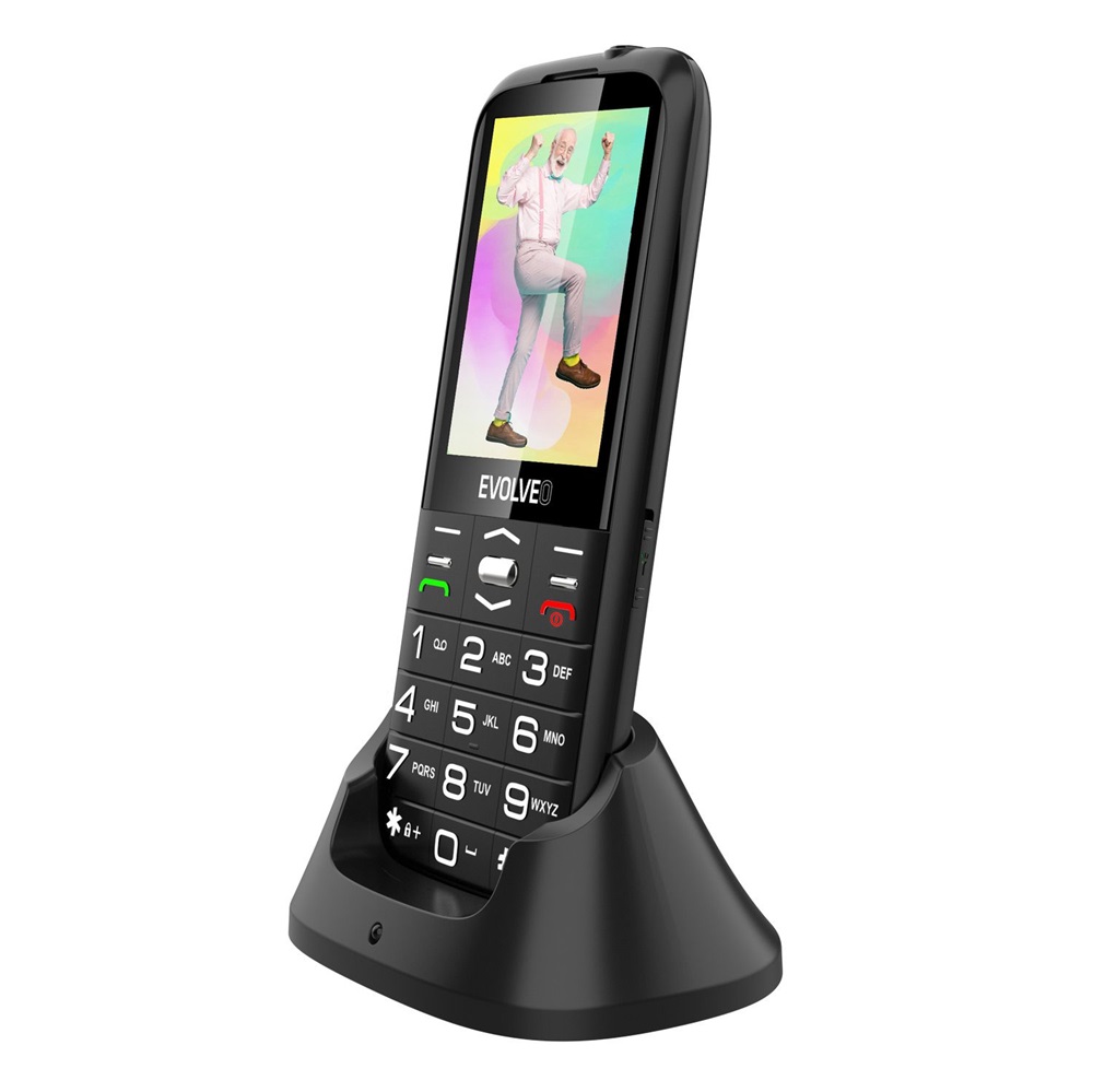 Evolveo Easyphone XO EP630 2,8" fekete mobiltelefon