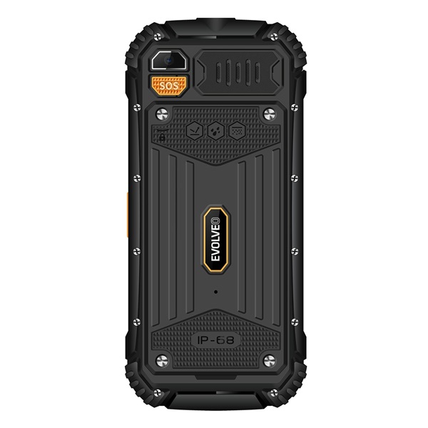 Evolveo Strongphone Q1 2,4" DualSIM fekete-narancs mobiltelefon