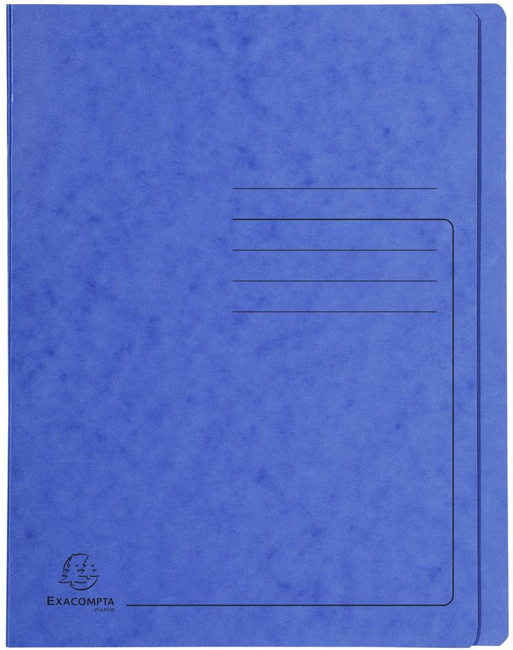 Exacompta A4 kék prespán gyorsfűző