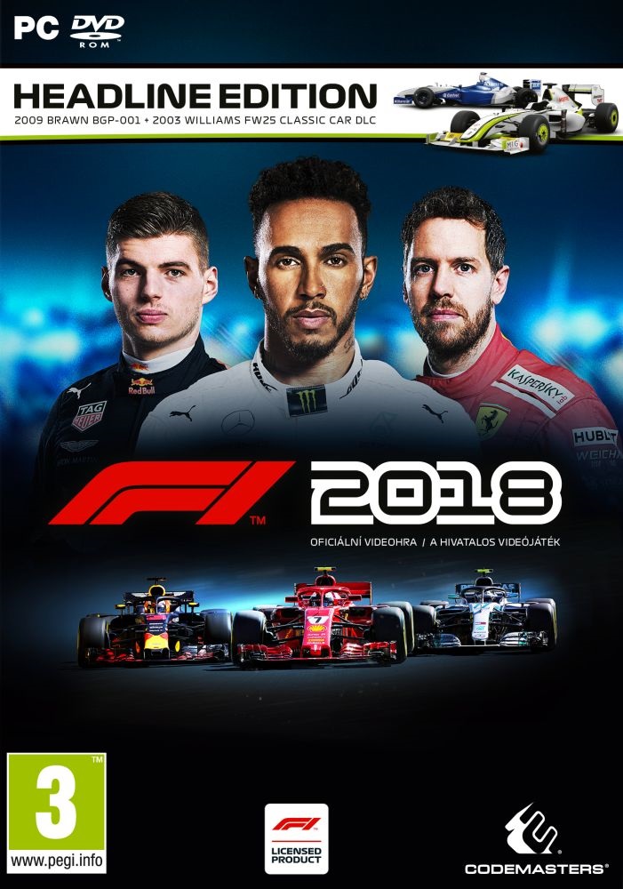 F1 2018 PC játékszoftver