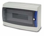 FAMATEL 3912-t AcQUA 12 mod. átlátszó ajtóval IP65  falon kívüli szekrény