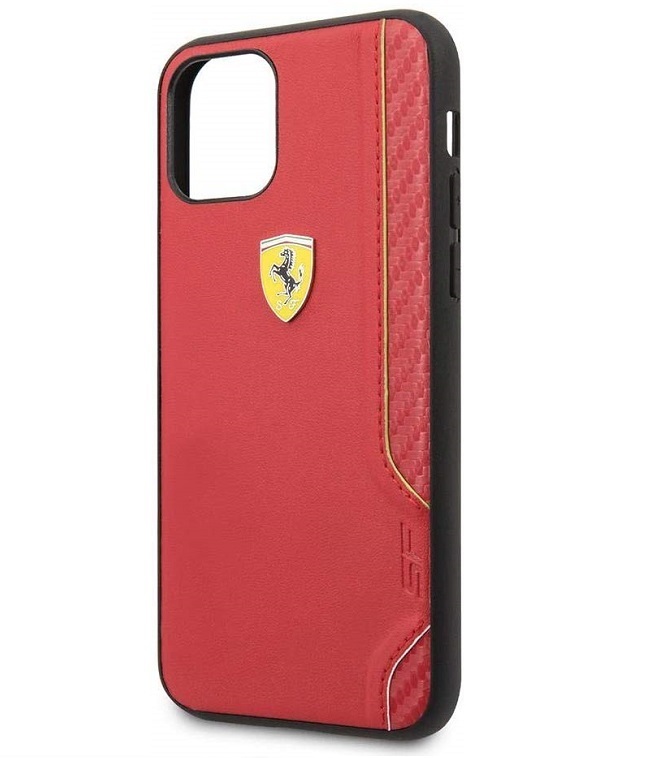 FERRARI On Track IP 11 Pro piros puha PU gumi hátlap