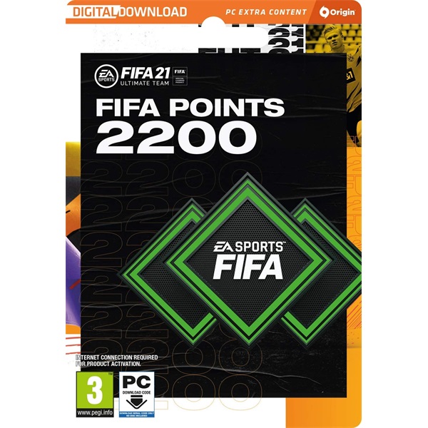 FIFA 21 2200 FUT POINTS PC játék kredit (Újracsomagolt)