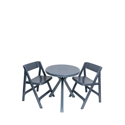 FLAIR 61603 antracit Balkon szett
