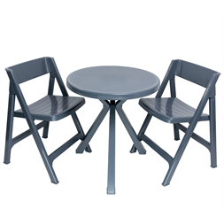 FLAIR 61604 antracit balkon szett