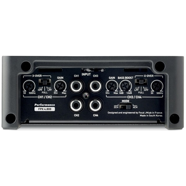 FOCAL FPX 4.800 4 csatornás autóhifi erősítő