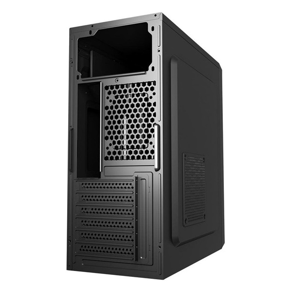 FSP CMT160 táp nélküli Mid Tower számítógépház fekete