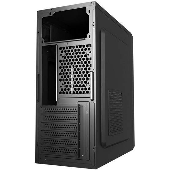 FSP CMT160 táp nélküli Mid Tower számítógépház fekete