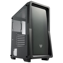 FSP CMT212G táp nélküli ablakos Mid Tower számítógépház fekete
