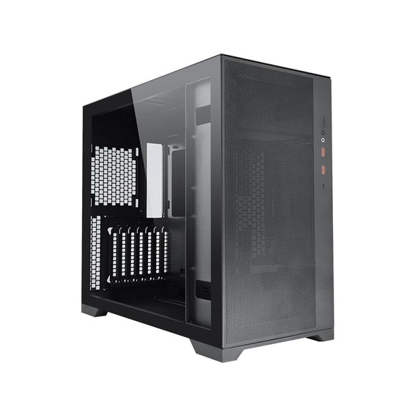 FSP CMT580B táp nélküli ablakos Mid Tower számítógépház fekete