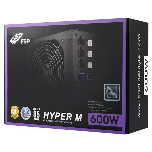 FSP HYPER M 600W Desktop tápegység