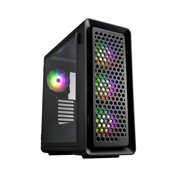 FSP Ultra CUT593A fekete ablakos eATX ház