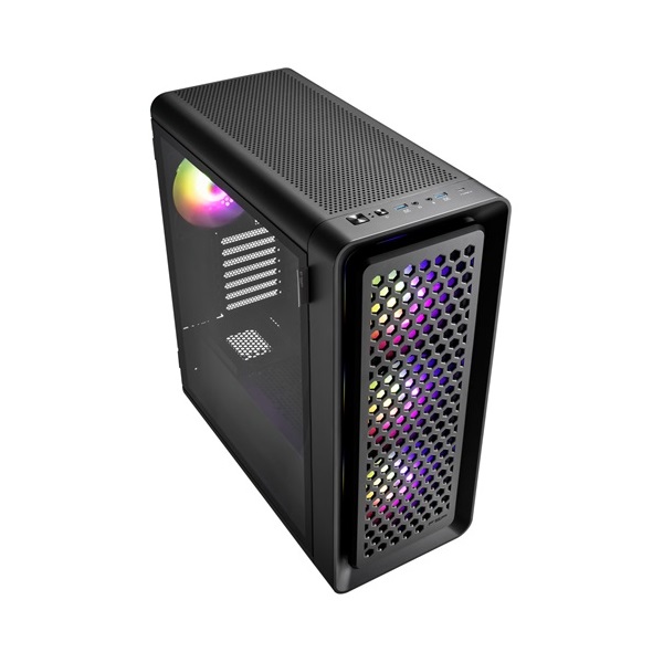 FSP Ultra CUT593A fekete ablakos eATX ház