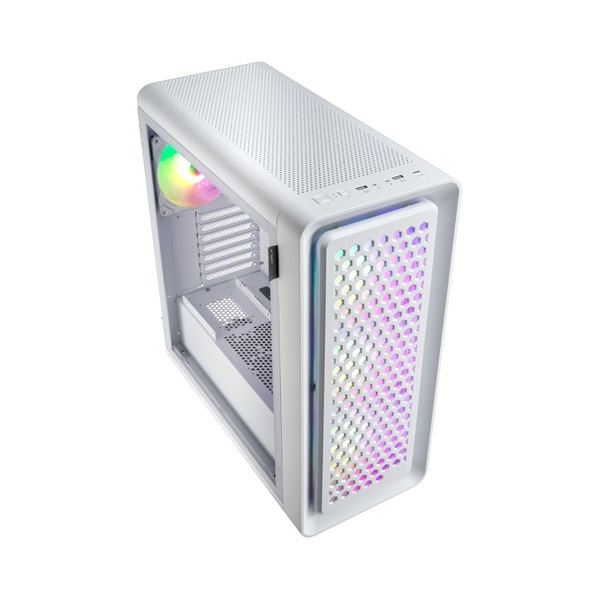 FSP Ultra CUT593P fehér ablakos ATX ház