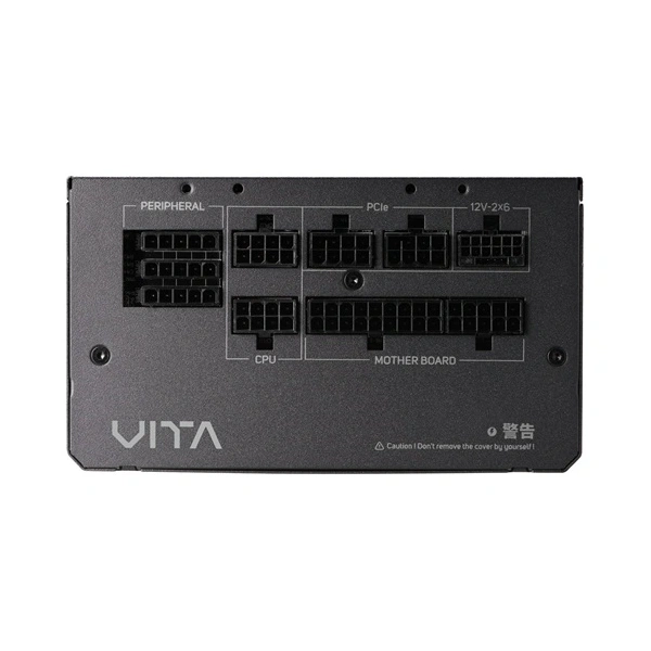 FSP VITA-1000GM 1000W 80+ Gold ventillátorral moduláris tápegység