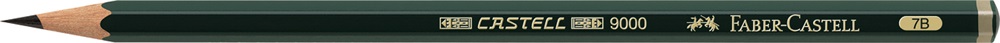 Faber-Castell 9000 hatszögletű 7B grafitceruza