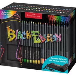 Faber-Castell Black Edition 72 db háromszögletű színes ceruza készlet