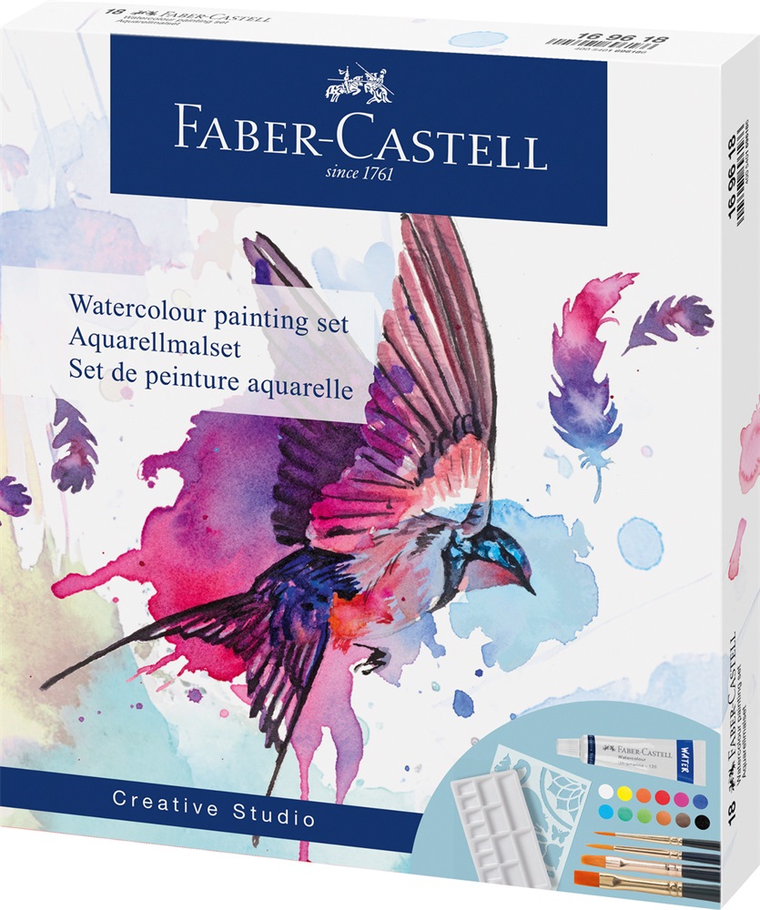 Faber-Castell Creative Studio 18 db akvarell festőkészlet
