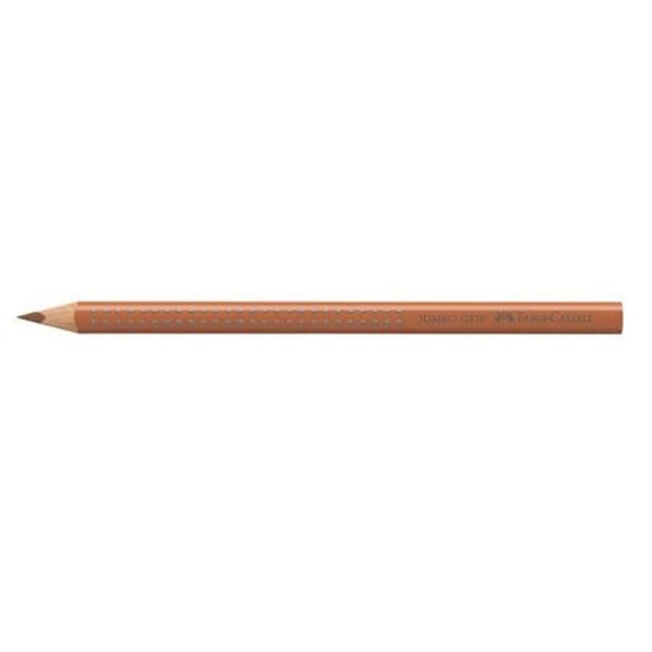 Faber-Castell Grip Jumbo háromszögletű dióbarna színes ceruza