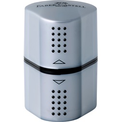 Faber-Castell Grip 2001 Trio szürke tartályos hegyező