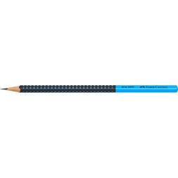 Faber-Castell Grip 2001 háromszögletű kéttónusú fekete/kék HB grafitceruza