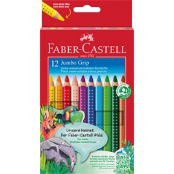 Faber-Castell Grip Jumbo háromszögletű 12 db színesceruza készlet