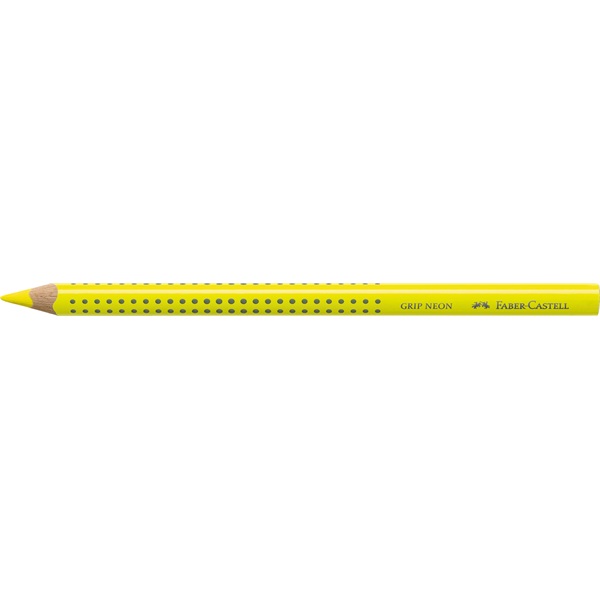 Faber-Castell Grip Jumbo háromszögletű neon sárga színes ceruza