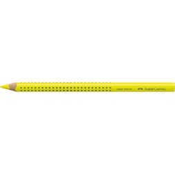 Faber-Castell Grip Jumbo háromszögletű neon sárga színes ceruza