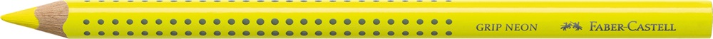 Faber-Castell Grip Jumbo háromszögletű neon sárga színes ceruza
