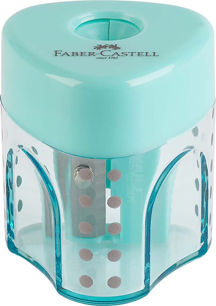 Faber-Castell Grip egylyukú mini tartályos pasztell szín hegyező