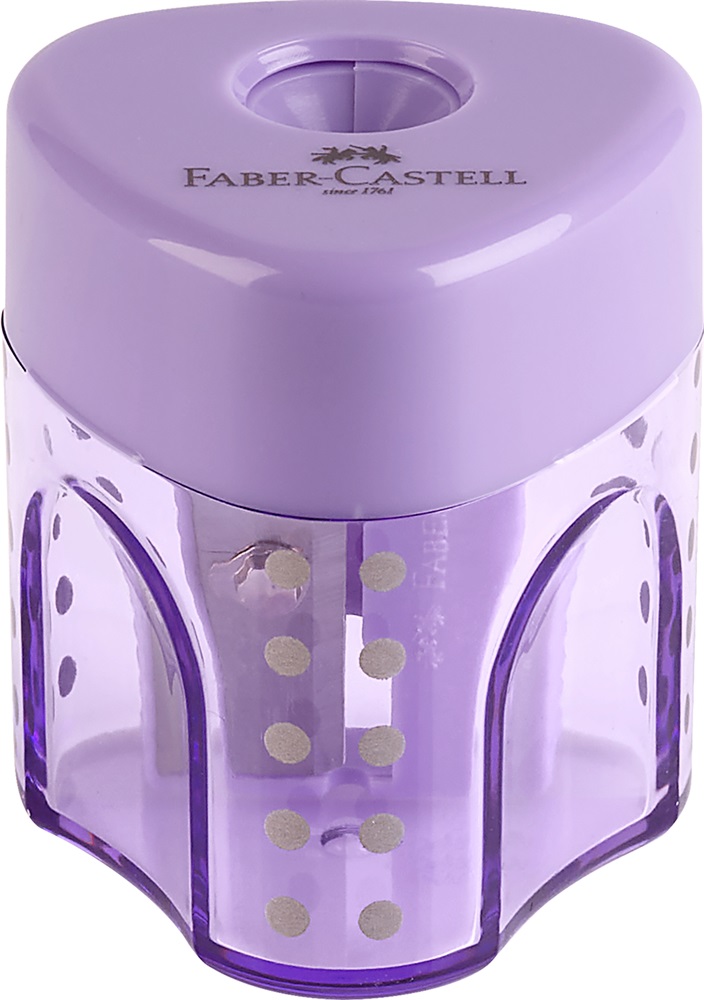 Faber-Castell Grip egylyukú mini tartályos pasztell szín hegyező
