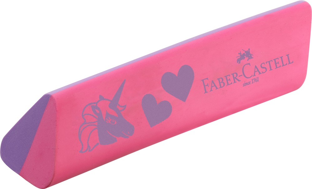 Faber-Castell Unikornis háromszögletű radír
