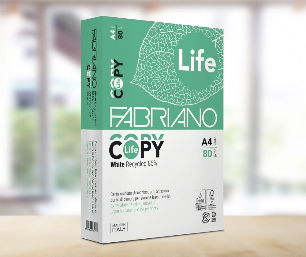 Fabriano Copy Life A4 80g újrahasznosított másolópapír