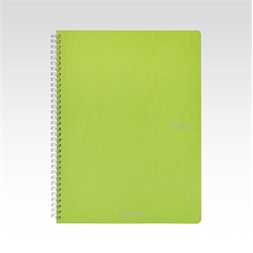 Fabriano Ecoqua A4 70lapos világoszöld sima spirálfüzet