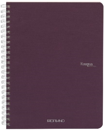 Fabriano Ecoqua A5 70lapos lila sima spirálfüzet