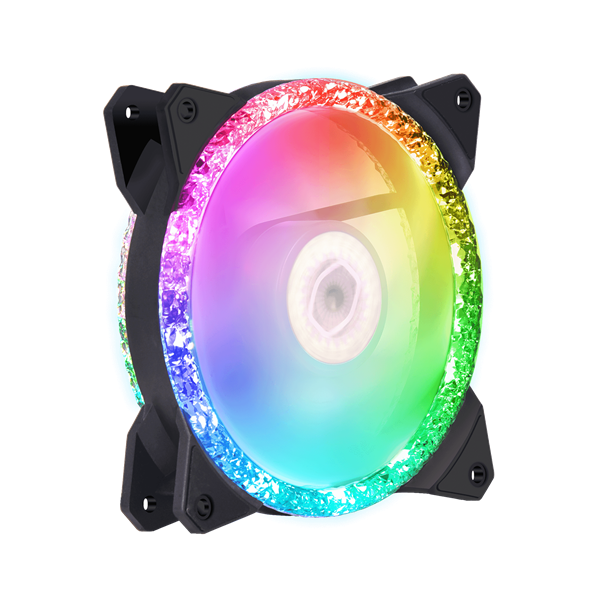 Fan Cooler Master - Case Fan - 12cm - MasterFan MF120 Prismatic - MFY-B2DN-20NPA-R1