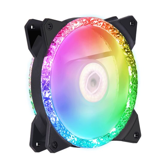 Fan Cooler Master - Case Fan - 12cm - MasterFan MF120 Prismatic - MFY-B2DN-20NPA-R1