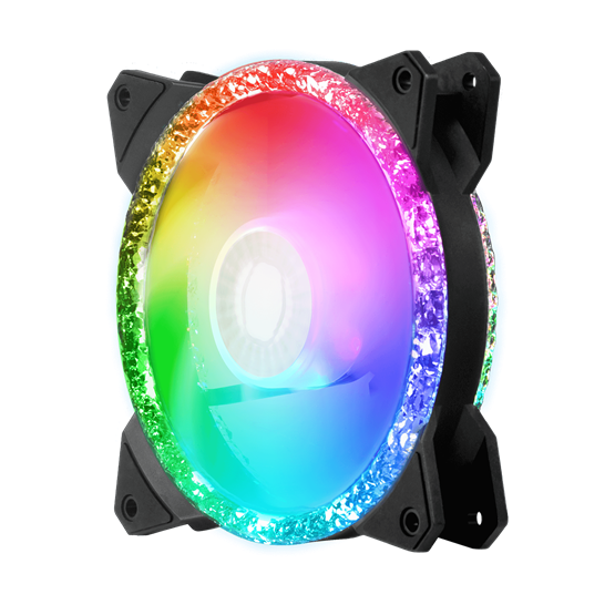 Fan Cooler Master - Case Fan - 12cm - MasterFan MF120 Prismatic - MFY-B2DN-20NPA-R1