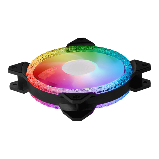Fan Cooler Master - Case Fan - 12cm - MasterFan MF120 Prismatic - MFY-B2DN-20NPA-R1
