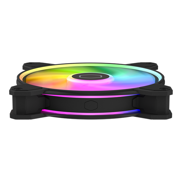 Fan Cooler Master - Case Fan - 14cm - MasterFan MF140 Halo2 - Fekete - MFL-B4DN-16NP2-R2