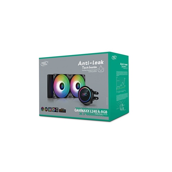 Fan DeepCool GAMMAXX L240 A-RGB - Vízhűtés - DP-H12CF-GL240-ARGB
