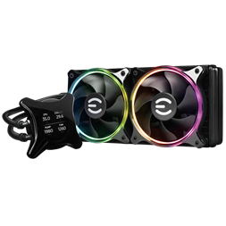 Fan EVGA - CLC 240 mm All-In-One RGB LED CPU Vízhűtés/univerzális - 400-HY-CX24-V1