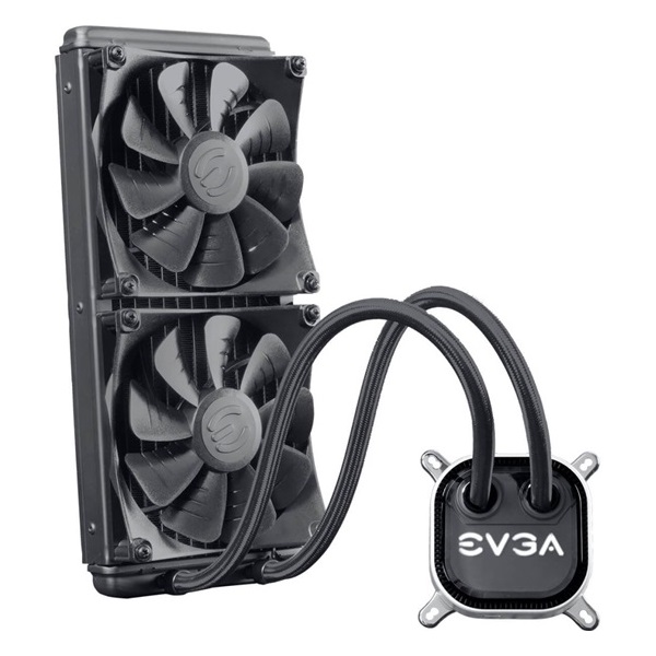 Fan EVGA - CLC 280 mm All-In-One RGB LED CPU Vízhűtés/univerzális - 400-HY-CL28-V1