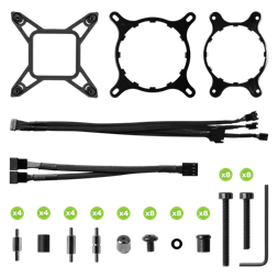 Fan EVGA - CLC 280 mm All-In-One RGB LED CPU Vízhűtés/univerzális - 400-HY-CX28-V1