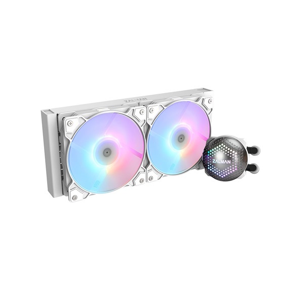 Fan Zalman ALPHA 24 -Vízhűtés/Univerzális - Fehér 240mm