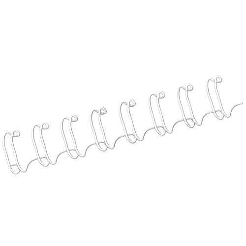 Fellowes 10 mm 51-80 laphoz fehér fémspirál